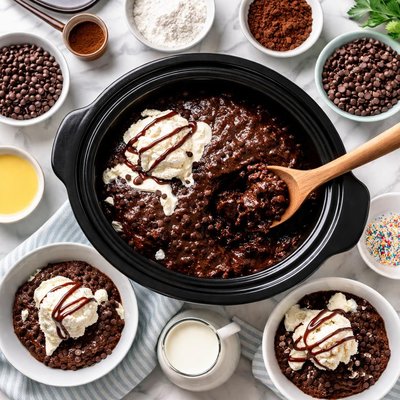 Image of Crock Pot Hot Fudge Cake Ww 4 Points