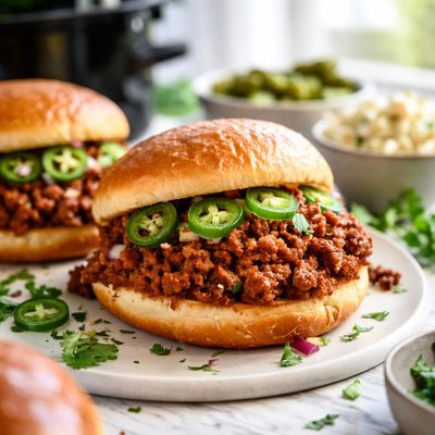 Image of Crock Pot Hot N Spicy Sloppy Joes