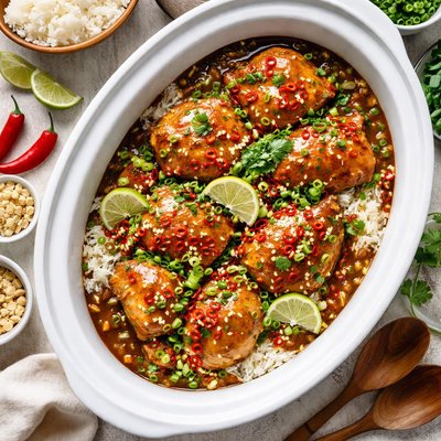 Image of Crock Pot Indonesian Chicken