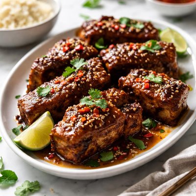 Image of Crock Pot Indonesian Style Country Ribs