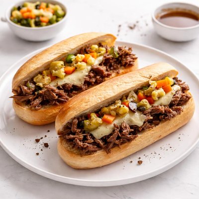 Image of Crock Pot Italian Beef Sandwiches