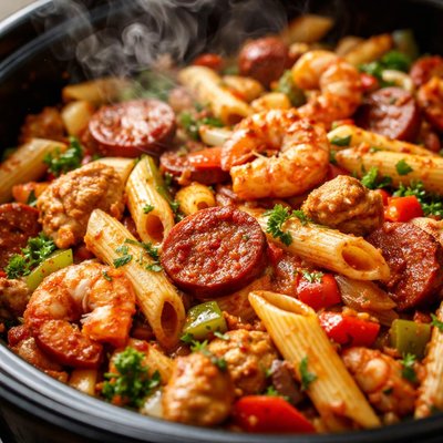 Image of Crock Pot Jambalaya Pastalaya