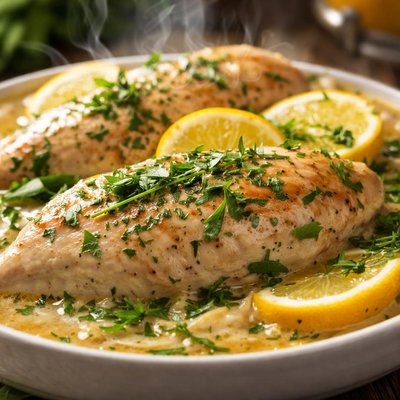 Image of Crock Pot Lemon Tarragon Chicken