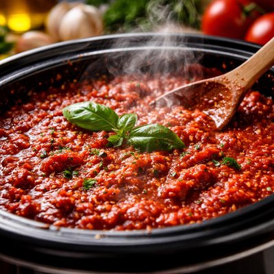 Image of Crock Pot Marinara Sauce