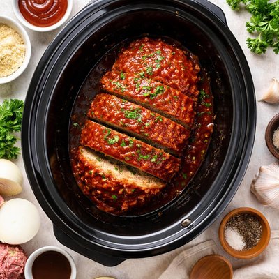 Image of Crock Pot Meatloaf