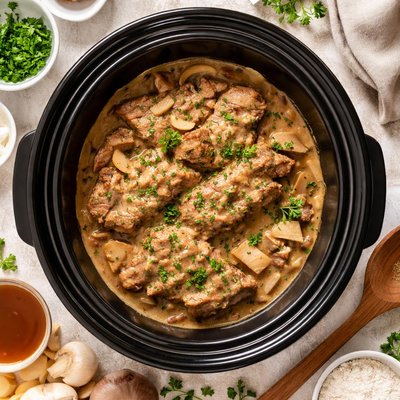 Image of Crock Pot Melt in Your Mouth Cube Steak Gravy