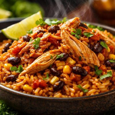 Image of Crock Pot Mexican Chicken and Spanish Rice