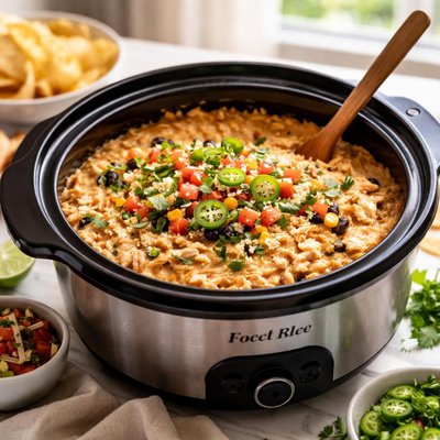 Image of Crock Pot Mexican Chicken Dip