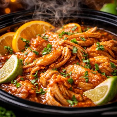 Image of Crock Pot Mexican Orange Chicken Pollo Con Naranja
