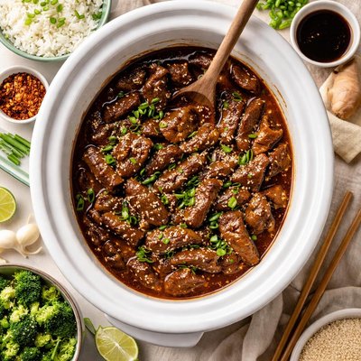 Image of Crock Pot Mongolian Style Beef