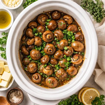 Image of Crock Pot Mushrooms
