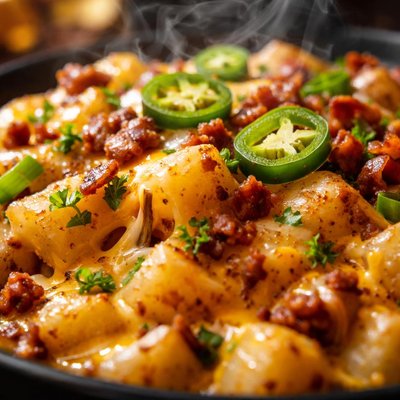 Image of Crock Pot Nacho Cheese Potato Casserole