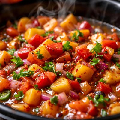 Image of Crock Pot Nectarine Salsa