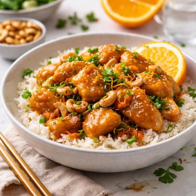 Image of Crock Pot Orange Cashew Chicken
