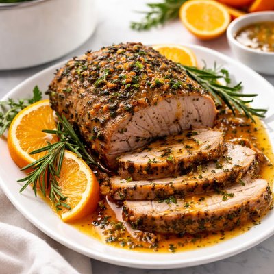 Image of Crock Pot Orange Herbed Pork Roast