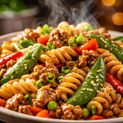 Image of Crock Pot Oriental Turkey Pasta