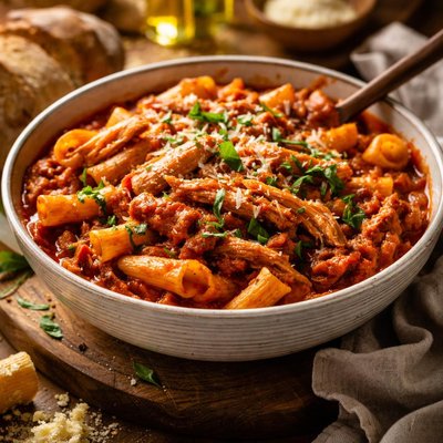 Image of Crock Pot Pasta Sauce with Chicken