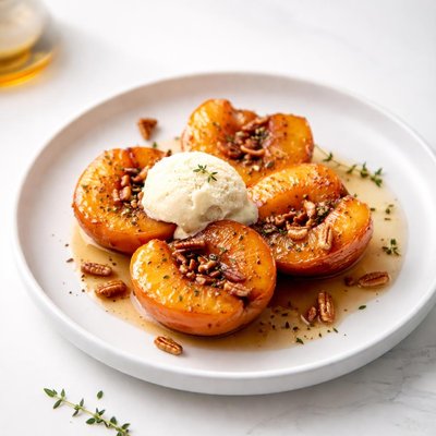 Image of Crock Pot Peaches in Bourbon