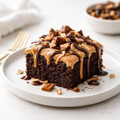 Image of Crock Pot Peanut Butter Cup Cake