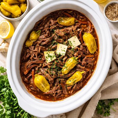 Image of Crock Pot Pepperoncini Beef Roast