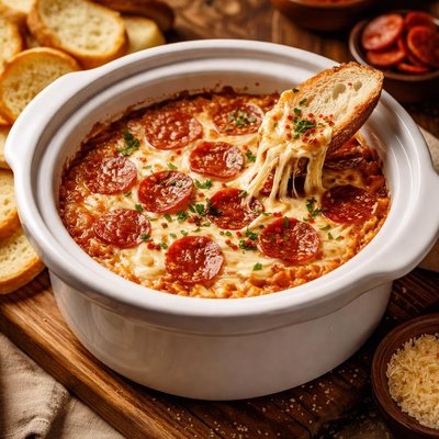 Image of Crock Pot Pepperoni Pizza Dip