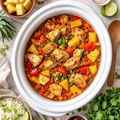 Image of Crock Pot Pineapple Chicken