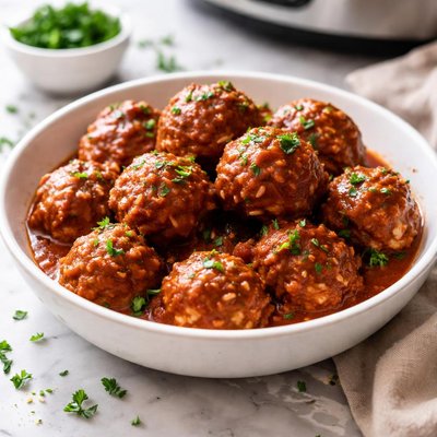 Image of Crock Pot Porcupine Meatballs