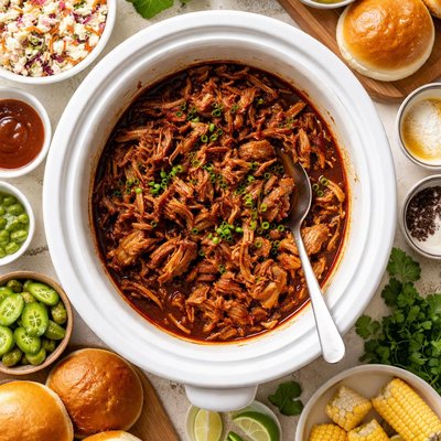 Image of Crock Pot Pork Barbecue