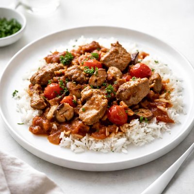 Image of Crock Pot Pork Marengo