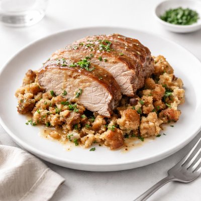 Image of Crock Pot Pork Roast and Stuffing