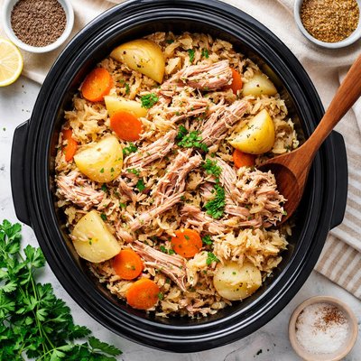 Image of Crock Pot Pork Sauerkraut