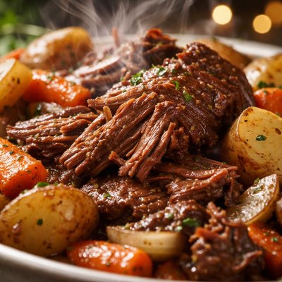 Image of Crock Pot Pot Roast Tender Juicy