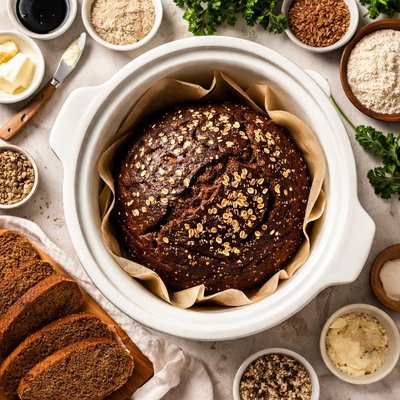 Image of Crock Pot Pumpernickel Bread