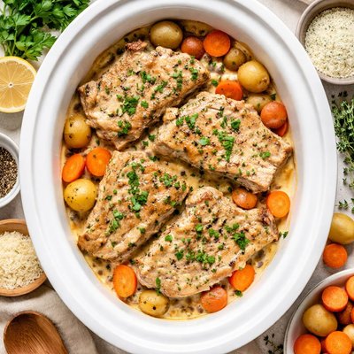Image of Crock Pot Ranch Pork Chops
