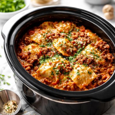 Image of Crock Pot Ravioli Casserole