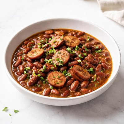 Image of Crock Pot Red Beans with Andouille Sausage