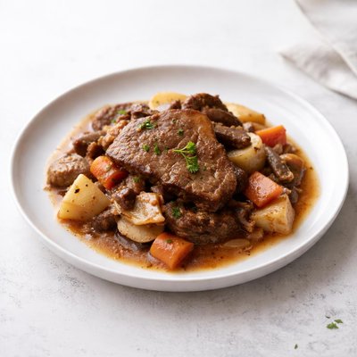 Image of Crock Pot Round Steak Casserole