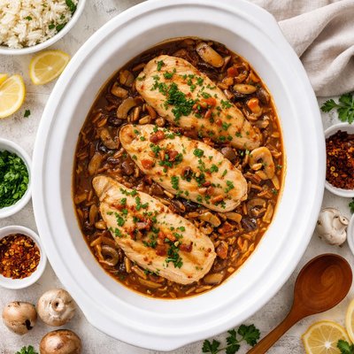 Image of Crock Pot Sherry Chicken