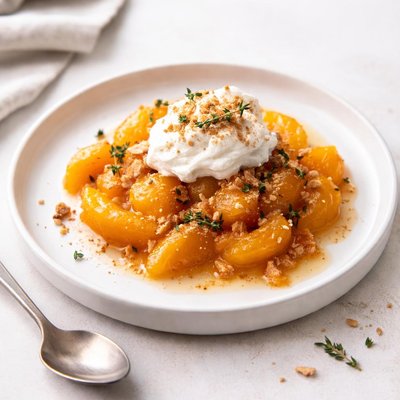 Image of Crock Pot Smashed Peaches