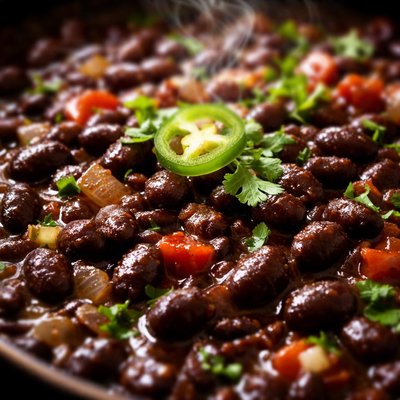 Image of Crock Pot Smokey Black Beans