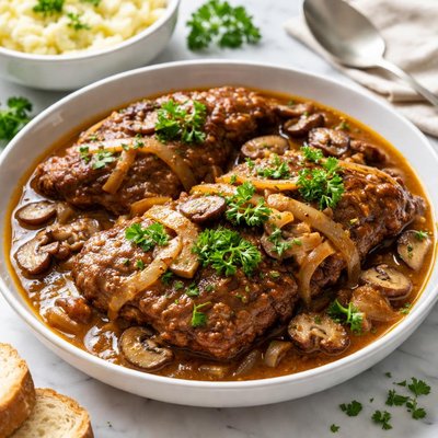 Image of Crock Pot Smothered Steak