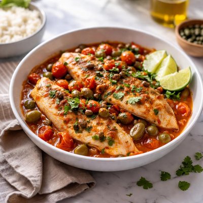 Image of Crock Pot Snapper Vera Cruz