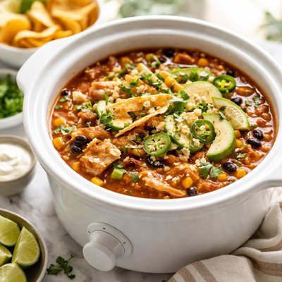 Image of Crock Pot Southern Living Style Tortilla Soup