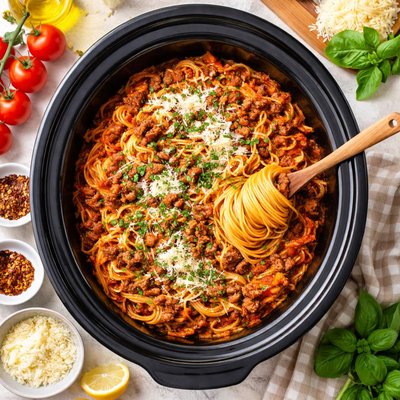 Image of Crock Pot Spaghetti