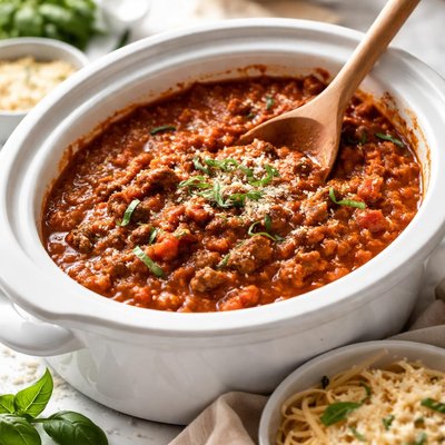 Image of Crock Pot Spaghetti Sauce Mmmm Oamc