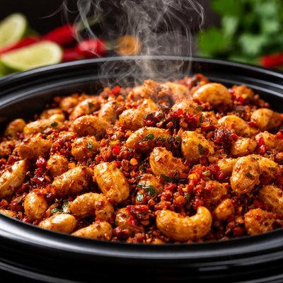 Image of Crock Pot Spicy Chili Nuts