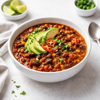 Image of Crock Pot Spicy Hot Vegetarian Chili