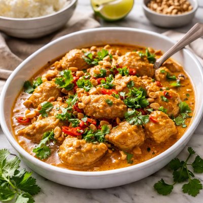 Image of Crock Pot Spicy Peanut Chicken