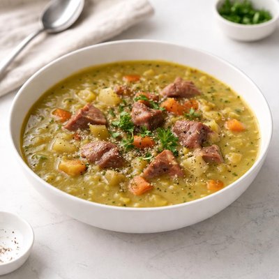 Image of Crock Pot Split Pea and Ham Hock Soup