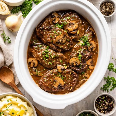 Image of Crock Pot Steak and Gravy